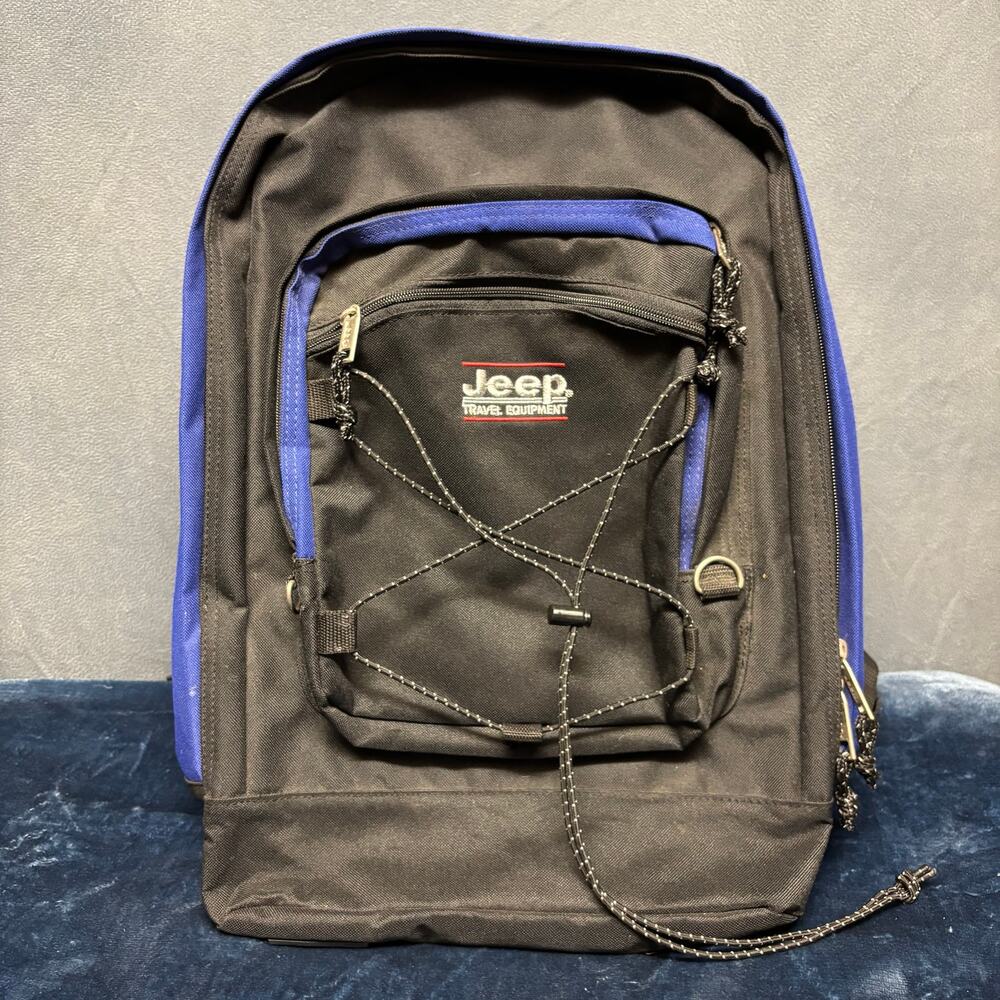 Jeep Travel Equipment Backpack Outdoors Nature Woods Hiking Mountains Rough Road
